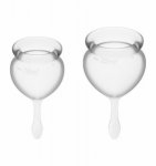 Kubeczki mestruacyjne feel good menstrual cup set przeźroczysty | 100% oryginał| dyskretna przesyłka