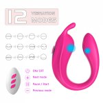 G Spot Vibrators Clitoral Nipple Vagina Vibrador Adult Sex Toys with Dual Motors for Women Men Male Female Couples