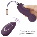 Pressure-Sensing Kegel Balls Vaginal Tight Exercise Egg vibrators for woman Wireless USB Charge Sex Products Sex Toys for women