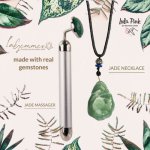 Wibrator i naszyjnik la gemmes lay-on vibrator & necklace jade