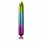 Podręczny kolorowy wibrator - rocks-off prism vibrator metallic rainbow  