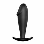 wtyczka analna w kształcie penisa czarny | 100% oryginał| dyskretna przesyłka