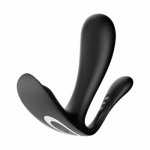 podwójny wibrator waginalno-analny top secret+ czarny | 100% oryginał| dyskretna przesyłka