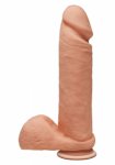 sztuczny penis z jądrami the d™ - perfect d 22cm cielisty | 100% oryginał| dyskretna przesyłka