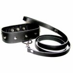 Sportsheets Leather Collar & Leash Set – Obroża i smycz SM