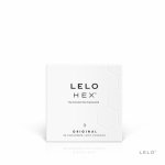 Lelo, Prezerwatywy - Lelo HEX Condoms Original 3szt