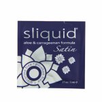 Środek nawilżający z aloesem i karagenem - Sliquid Naturals Satin Lubricant 5 ml  SASZETKA
