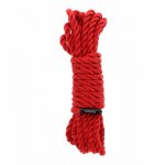 czerwona lina bondage - 5 metrów scala 