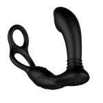 masażer prostaty z pierścieniem na penisa i jądra - nexus simul8 stroker edition vibrating dual motor anal cock and ball toy