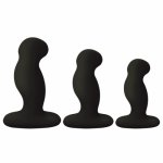 zestaw trzech masażerów prostaty i puktu g - nexus g-play trio czarny