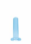 małe dildo z przyssawką crystal clear realrock 13,5 cm niebieski