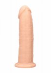 silicone dildo without balls realrock 22,8 cm - flesh | 100% oryginał| dyskretna przesyłka