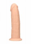 silikonowe dildo na przyssawce realrock 15,3cm cielisty | 100% oryginał| dyskretna przesyłka