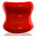 oxballs - pierścień erekcyjny na jądra mega squeeze ergofit ballstreetcher czerwony