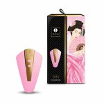 shunga - stymulator łechtaczki z mocnymi wibracjami obi różowy