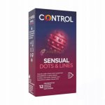 Prezerwatywy Prążkowane Control Dots&Lines