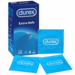 Grubsze Prezerwatywy Durex Extra Safe 12 sztuk