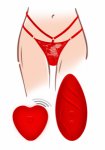 Wibrujące majteczki orgazmowe - Divine Panty Vibe Red