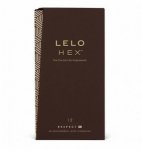 LELO HEX Respect XL prezerwatywy lateksowe 12 sztuk | 100% ORYGINAŁ| DYSKRETNA PRZESYŁKA