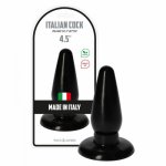Plug- Anal Italian Cock 4.5'' Black