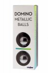 DOMINO METALLIC BALLS -CHROME BLACK