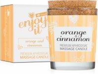 Magnetifico enjoy it! Orange&cinnamon 70 ml - świeca olejek do masażu z feromonami - 72334849