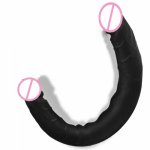 Black long dildo realistic double ended dildo anal large dildo double dong fake penis lesbian adult sex toys for women gay