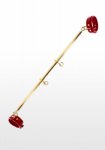 Spreader Bar with Ankle Cuffs Red
