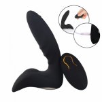 USB Rechargeable Wireless Remote Prostate Massager Anal Plug Vibrators For Man,G Spot Buttplug Vibrator Adult Gay Sex Product A3