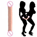 Yema, YEMA 11.8in Long Double Dildo Realistic Double Ended Dildos For Women Penis Butt Anal Plug Sex Toys For Woman Lesbian Couples