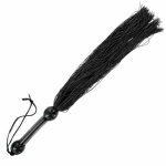 S And M, Sportsheets Large Rubber Whip – Duży pejcz czarny