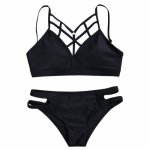 2017 Sexy Push Up Bikini Women Swimwear Brazilian Bikini Set Female Swimsuit Swimming Wear Black Bathing Suit Beachwear