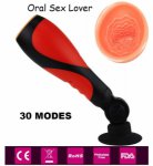 30 Modes 180 Degree Hands Free Automatic Aircraft Cup Electric Male Masturbators Blow Job Stroker Oral Sex Vibrator Sex Toy