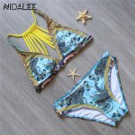 Sexy Bikinis Women Swimsuit 2018 Brazilian Bikini Set Bandage Beach Wear Women Bathing Suits Swim Suit Maillot De Bain