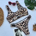 Bikini 2018 Leopard Print Swimsuit Sexy Female Swimwear Bikini Push Up Bathing Suit Women Biquini Swimming Suit Maillot De Bain