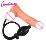 Big Inflatable Penis Sex Toys Large cock adjustable Pump Dildo Anal butt plug Realistic Super for Women Gay Sex Product