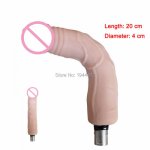 Sex Machine Accessories, Super Soft Keel Dildo, Flexible Arbitrary Curved Realistic Dildos, Huge Personal Massager For Women