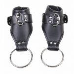 PU Leather Hang Door Swings Hand Suspension Bondage Hand Cuffs,Strong  Padded Handcuffs, BDSM Restraints Sex Toys For Couple