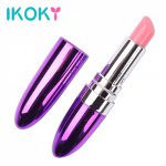 Ikoky, IKOKY Portable Bullet Vibrator Lipstick Erotic Toys Clitoris Stimulator Sex Shop Dildo Sex Toys for Woman Adult products