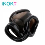 Ikoky, IKOKY Male Masturbator Cock Ring Penis Ring Male Chastity Device Sex Toys for Men Male Dildo Extender Delay Ejaculation 