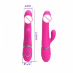 USB Charging Rotation Vibrating Vagina Massage Vibrator G Spot Stimulation Orgasm Dildo Vibrators For Women Sexy Vibrating Toys