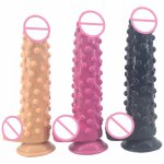Particles stimulate g spot silicone dildo realistic artificial penis huge big dildo suction cup dildos for women adult sex toys