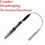 Single-Pole Steel Urethral Insert Electrodes Tens Electric Electric Shock Sex Toys