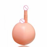 Realistic Big Penis Vibrator Super Dildo Sex Doll For Woman Strap Consoladores Inflatable Jump Ball DIY Sex Toys Adult Products