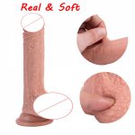 Skin feeling Realistic Dildo G Spot Stimulator Cock Dick Dildos Real Sex Toys for Adult Women Fake Penis Female Masturbation Toy