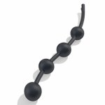 Kulki analne do elektrostymulacji - Mystim Booty Garland Anal Chain   3cm