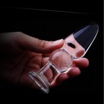 11*3cm Pyrex Glass Anal Butt Plug Beads Crystal Dildo Adult Male Female Masturbation Erotic Products Sex Toys for Women Men Gay