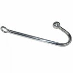 130g Stainless steel anal hooks metal butt plug anus fart putty sex toys for men