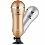 Aircraft Cup Sex Vibrator Hands Free Suction Cup Male Masturbator Silicone Realistic Vagina Pussy Sex Toys for Men