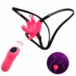 High Quality Wireless Remote 30 Speeds Wearable Strp On Invisible Butterfly Vibrators Women Clitoris Vagina Stimulate Sex Toys